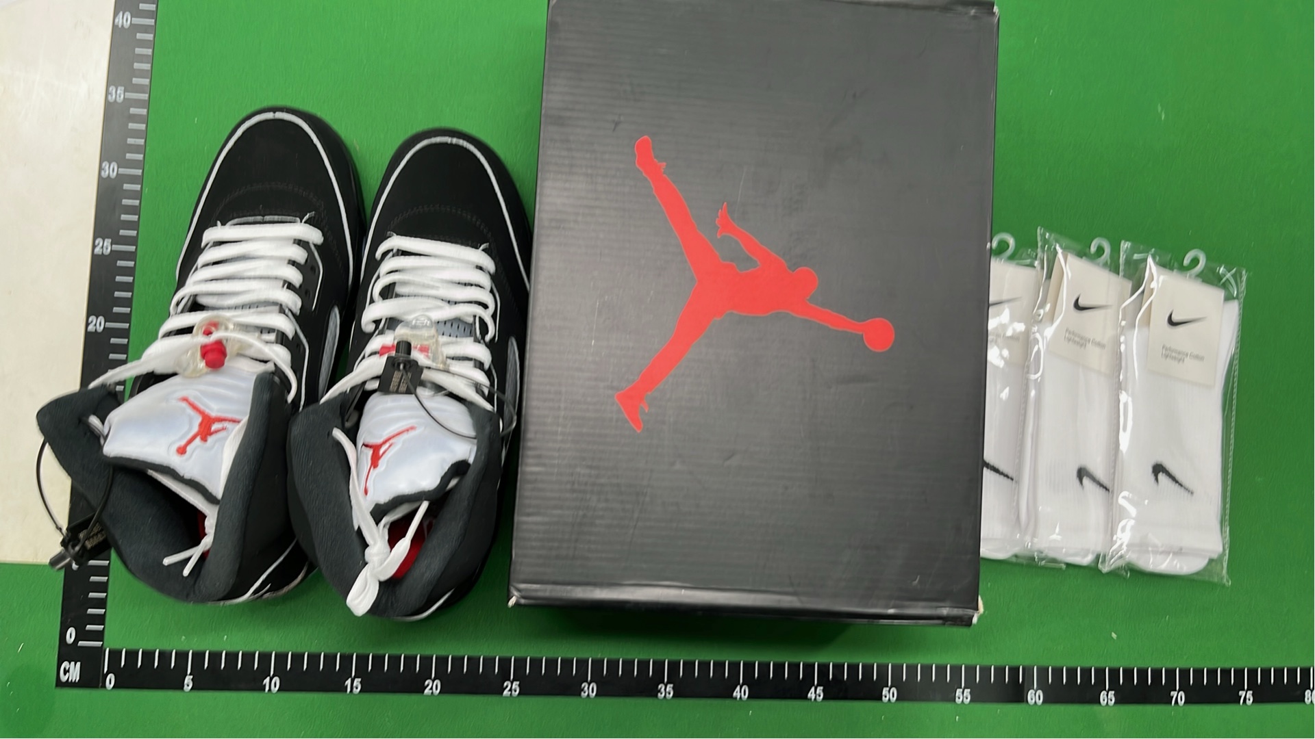 Air Jordan 5 Retro 'Cement' - White, Red, and Tan Sneakers
