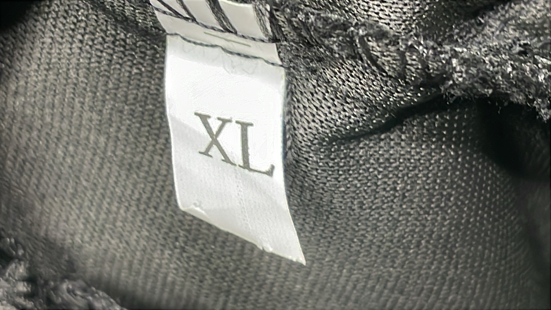 Black Cargo Pants with White Graphic Design