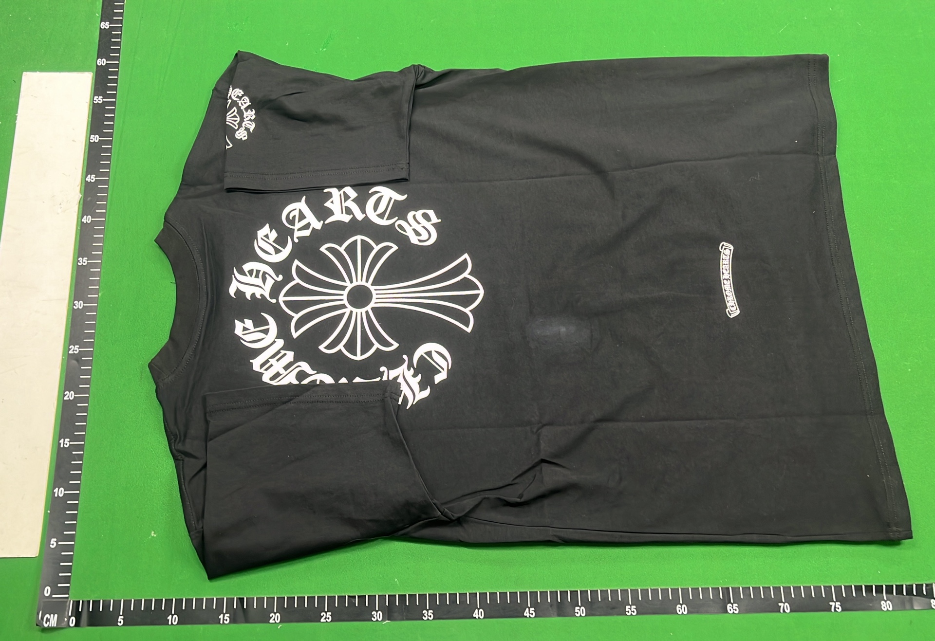 White Chrome Hearts Pocket T-Shirt with Embroidered Logo