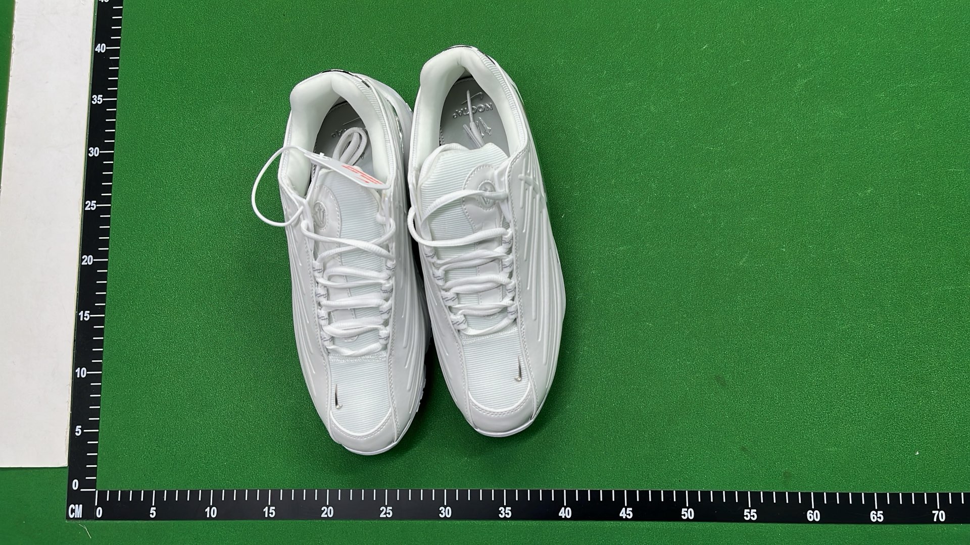 Nike Air Max 97 Neon Green White Black Gold Orange Sneakers