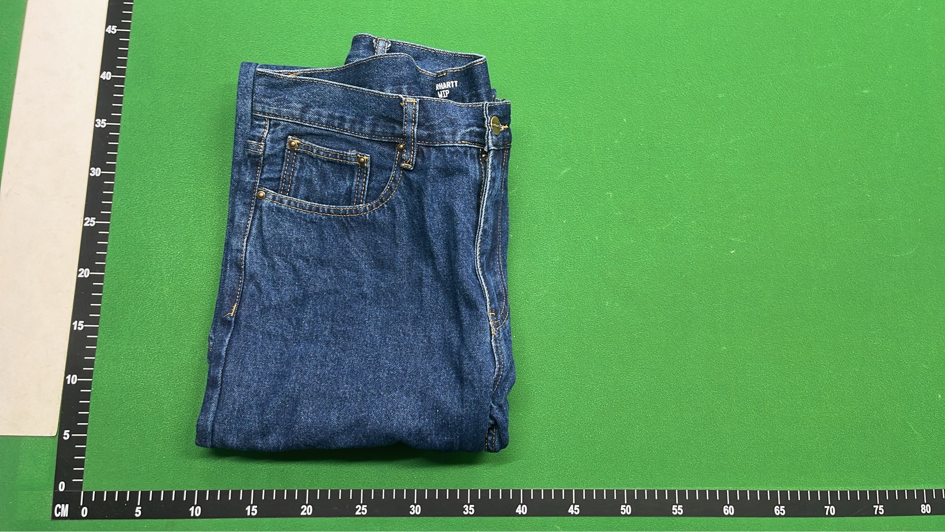 Carhartt Work Denim Pants - Classic Blue and Black