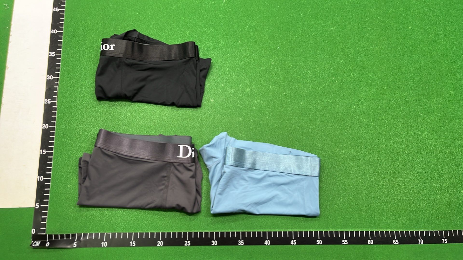 Dior Men's Silk Boxer Briefs in Red, Blue and Black