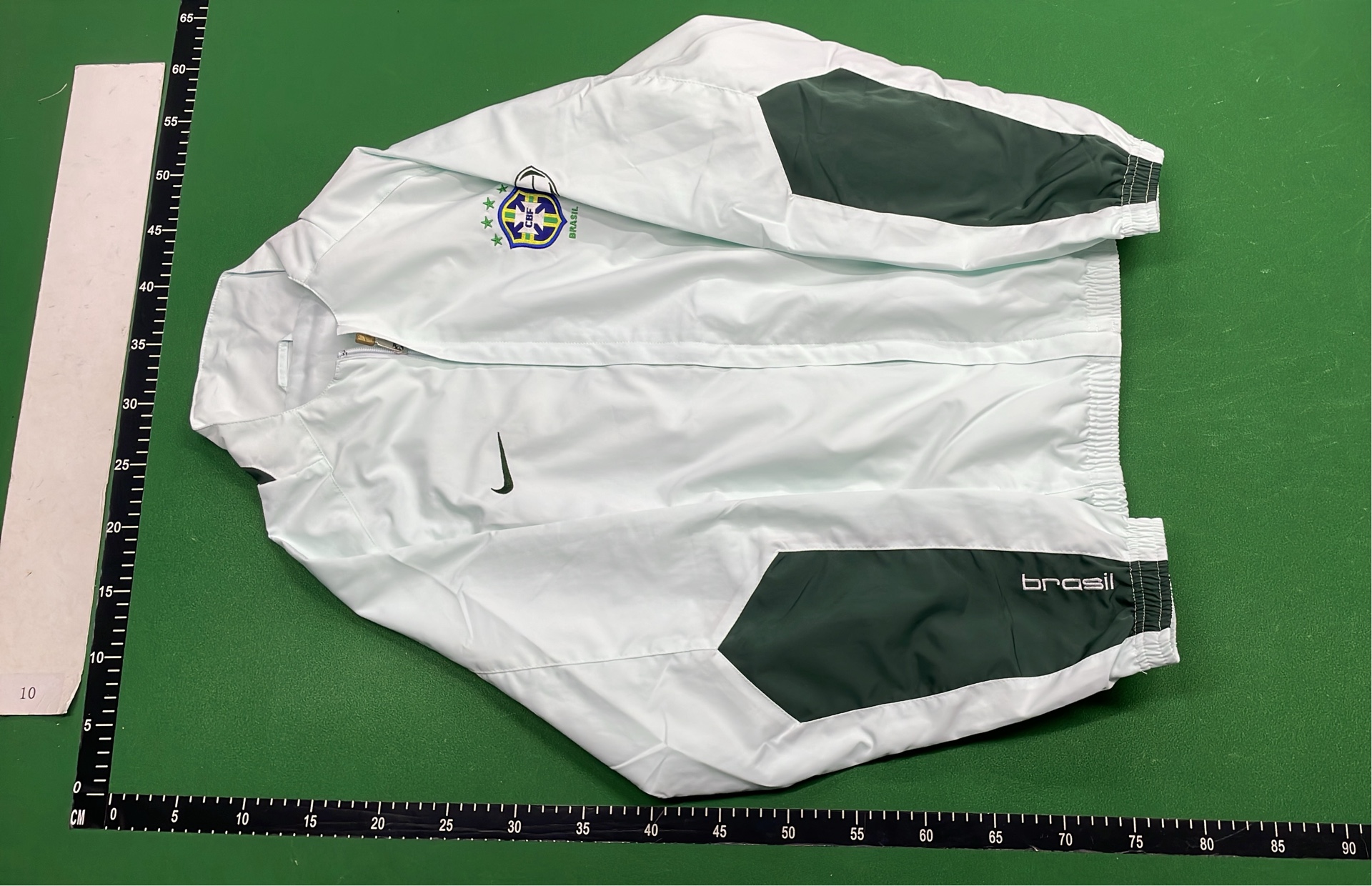 White Green Track Suit Set for Men