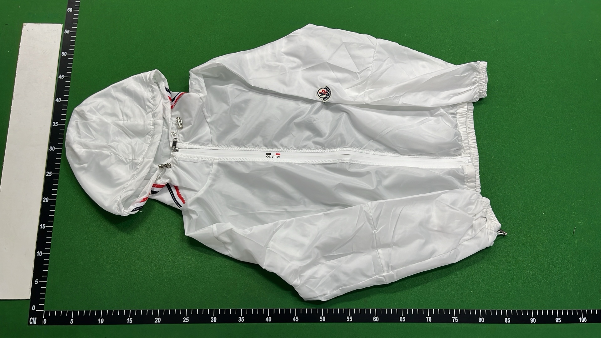 Moncler Logo Crewneck Sweatshirt Black and White