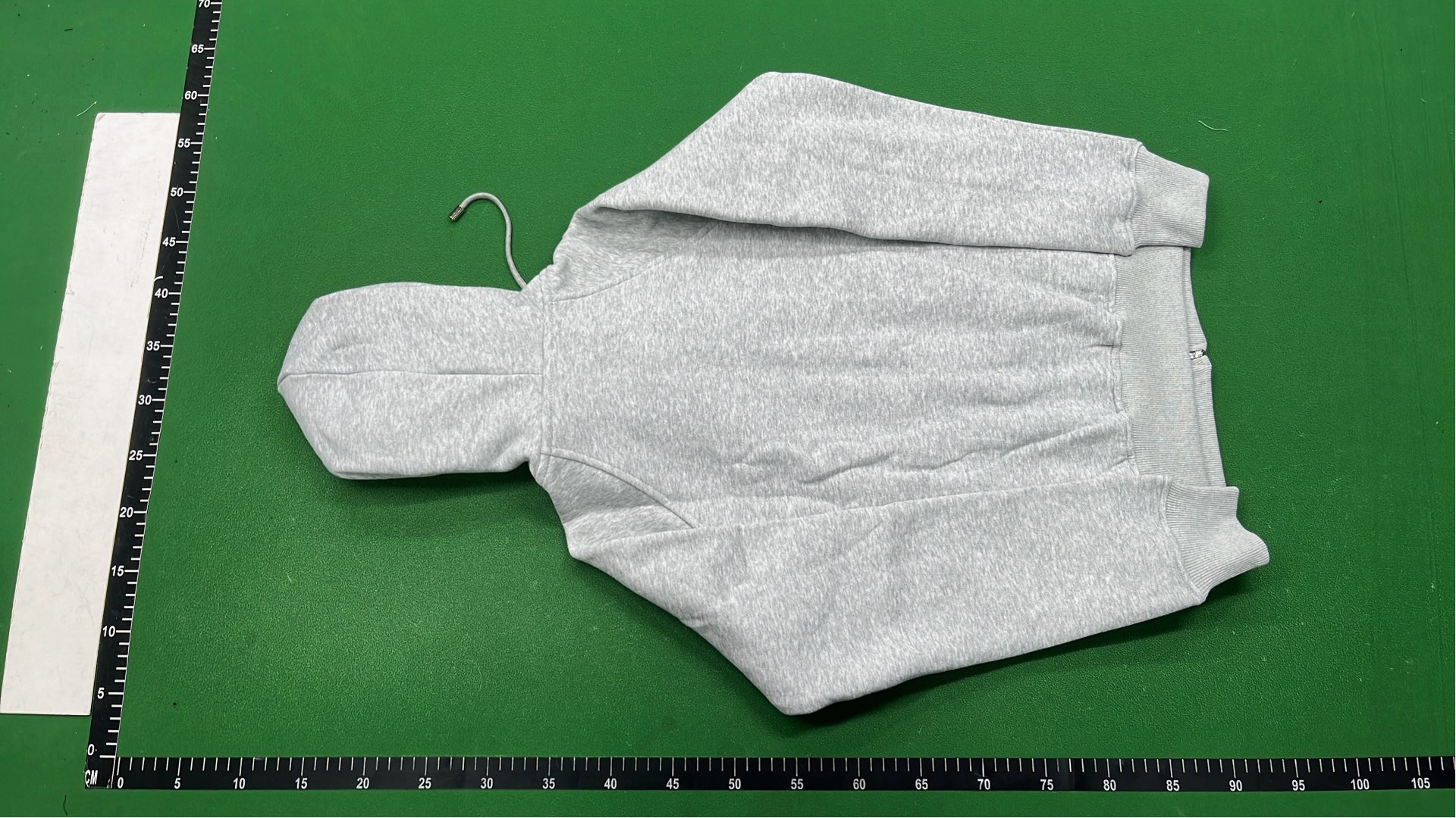 Gray Hooded Zip-Up Sweatshirt for Women