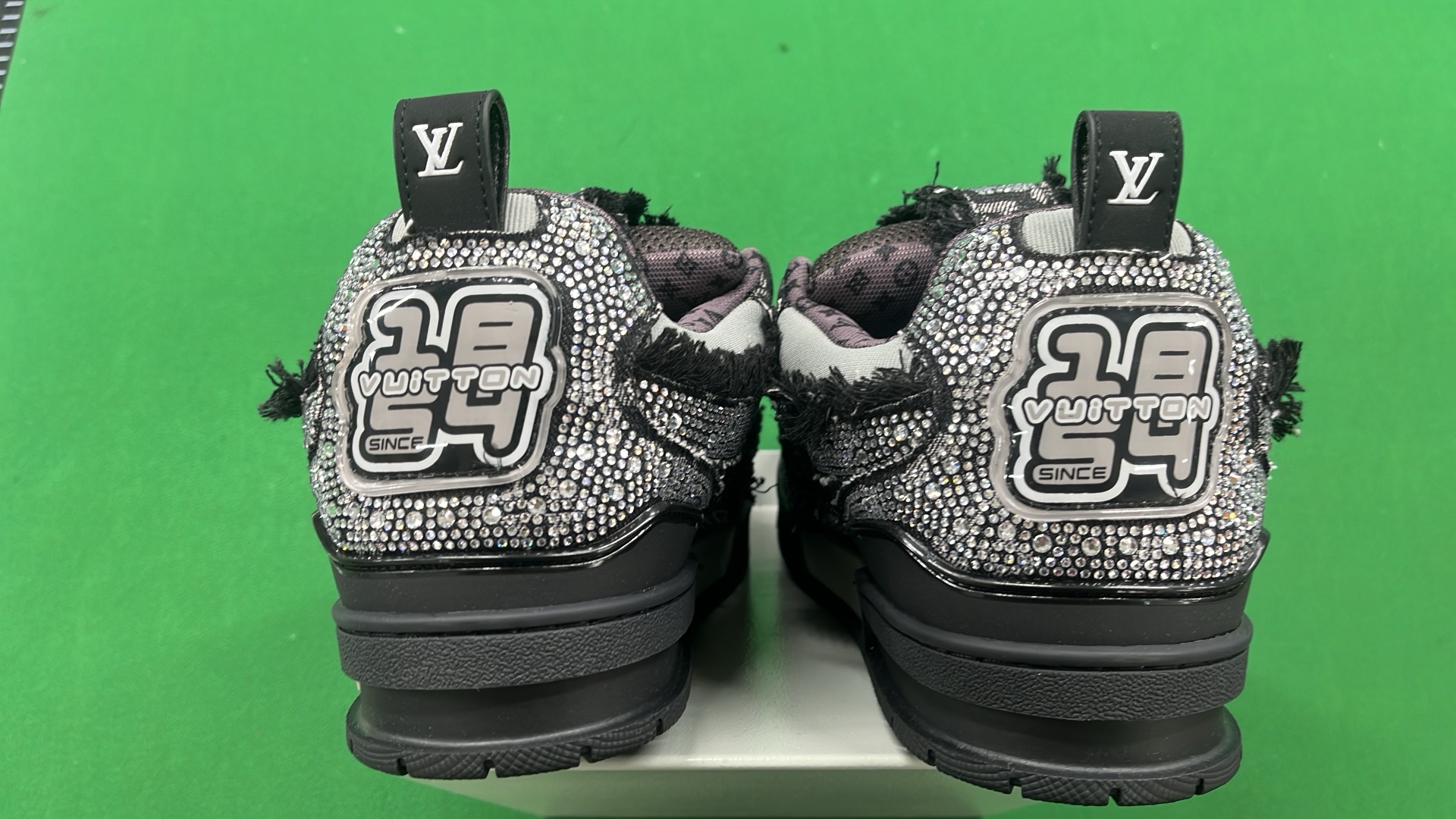 Louis Vuitton Red and White Sneakers Limited Edition