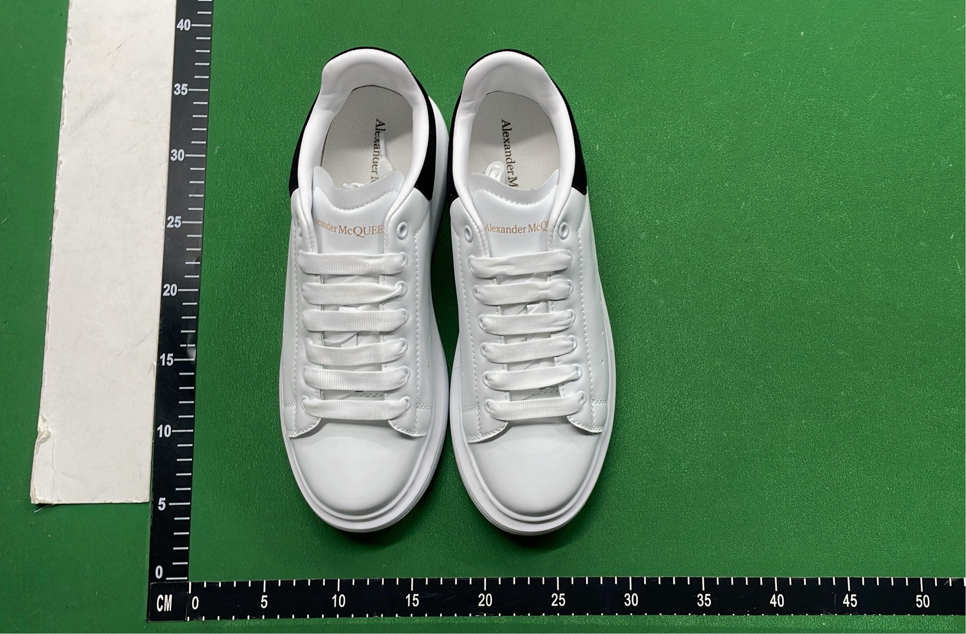 Alexander McQueen White Leather Sneakers with Colorful Accents