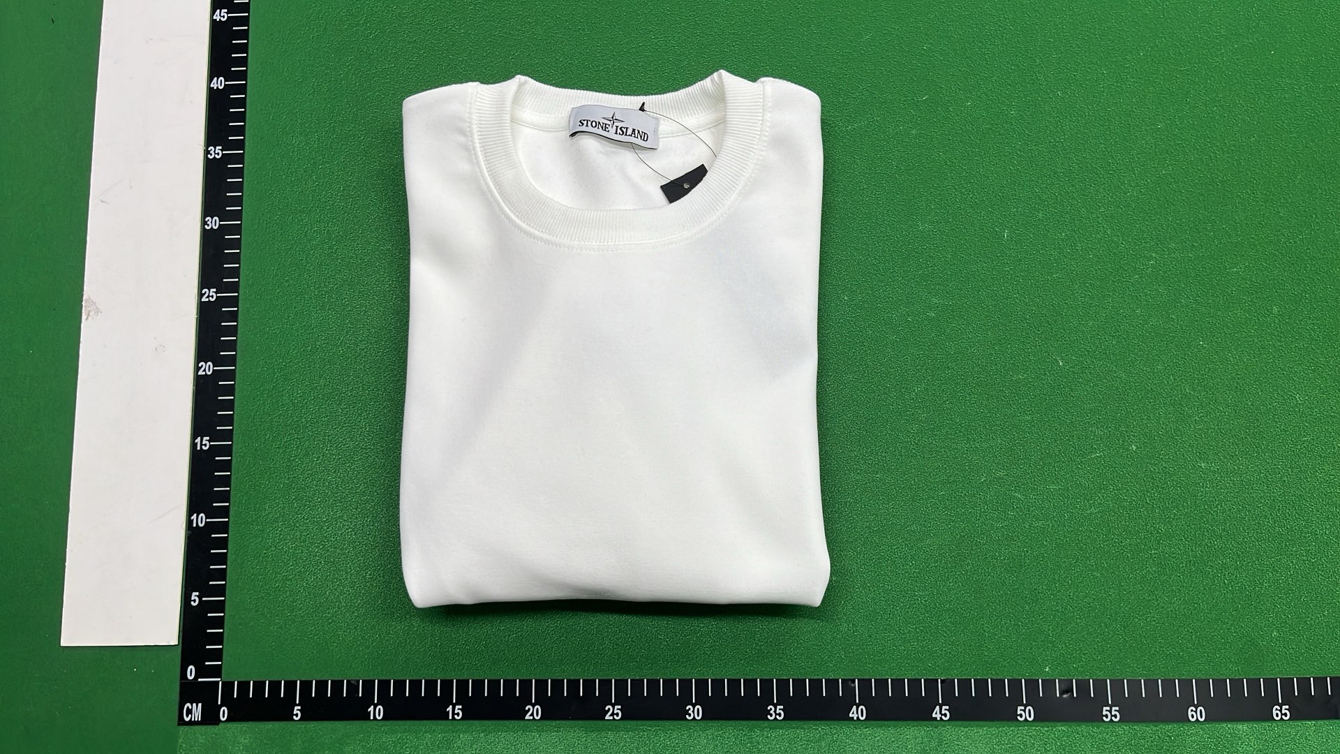 Stone Island Black Crewneck Sweatshirt with Logo Patch