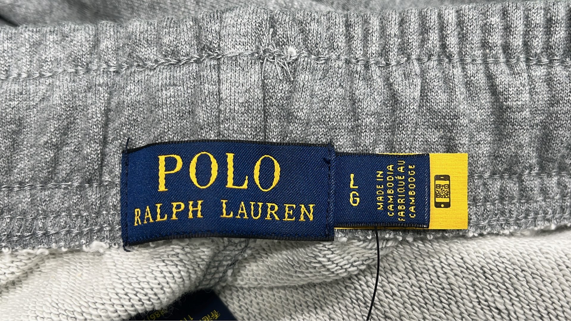 Men's Navy Blue Jogger Pants with Embroidered Pony Logo