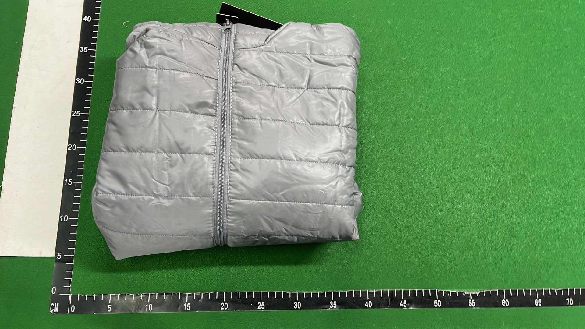 Blue Quilted Hooded Jacket for Men