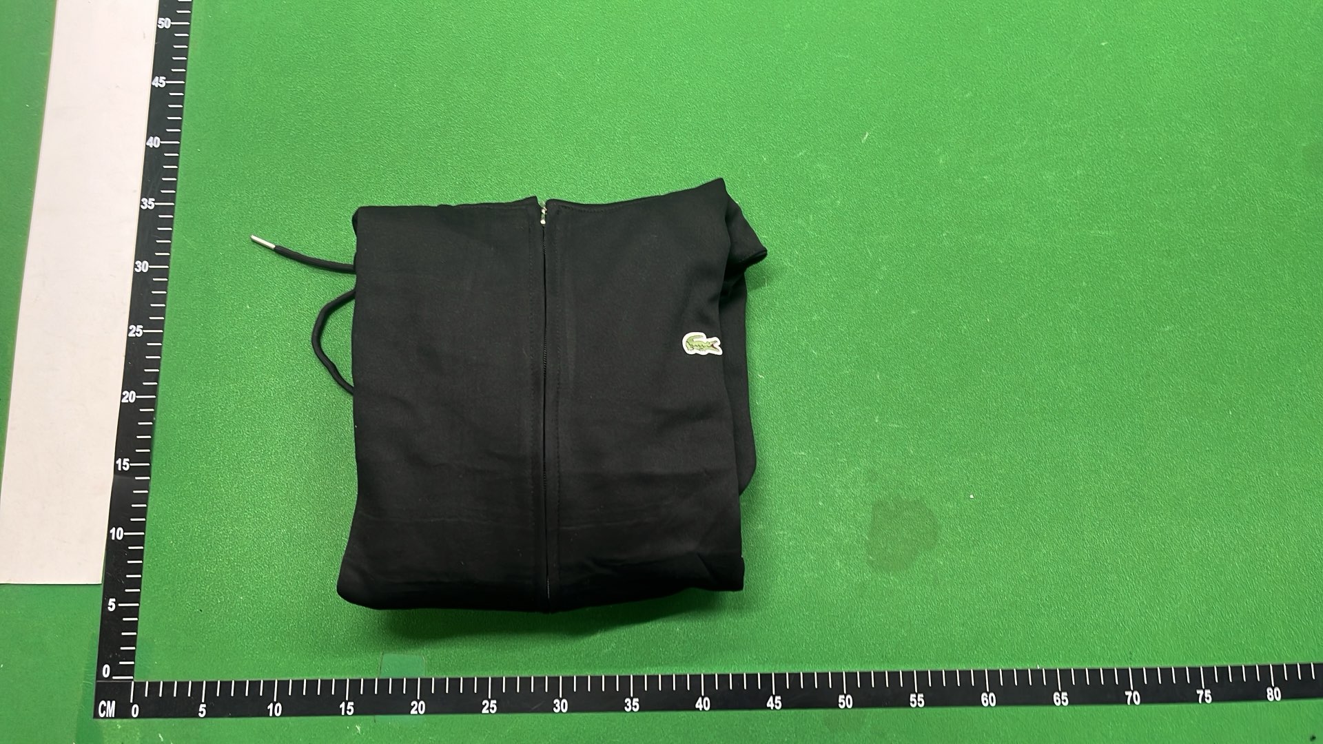 Lacoste Men's Navy Blue Zip-Up Hoodie with Crocodile Logo