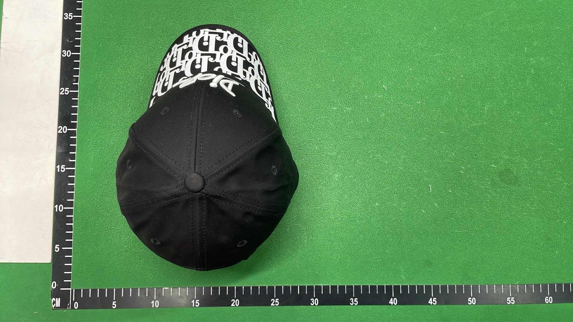 Christian Dior Straw Sun Hat with Logo Band