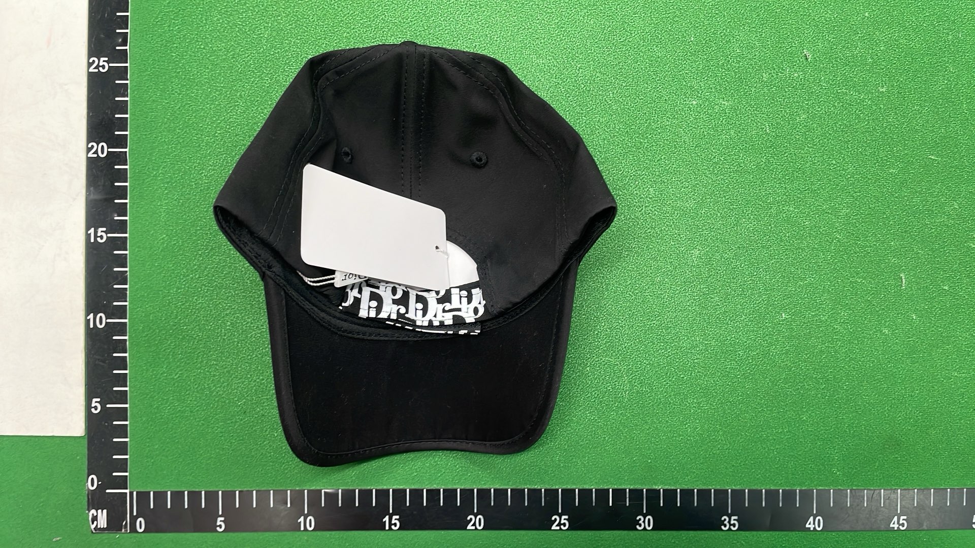 Christian Dior Straw Sun Hat with Logo Band