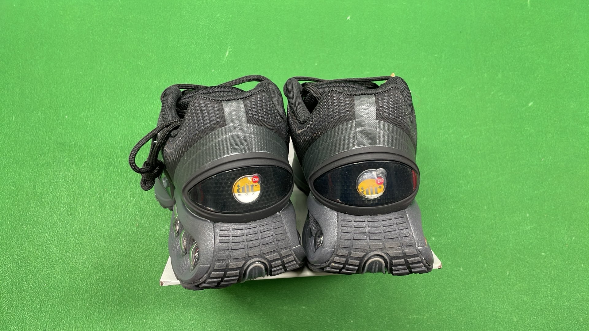 Nike Air Max Plus Black Mesh Running Shoes