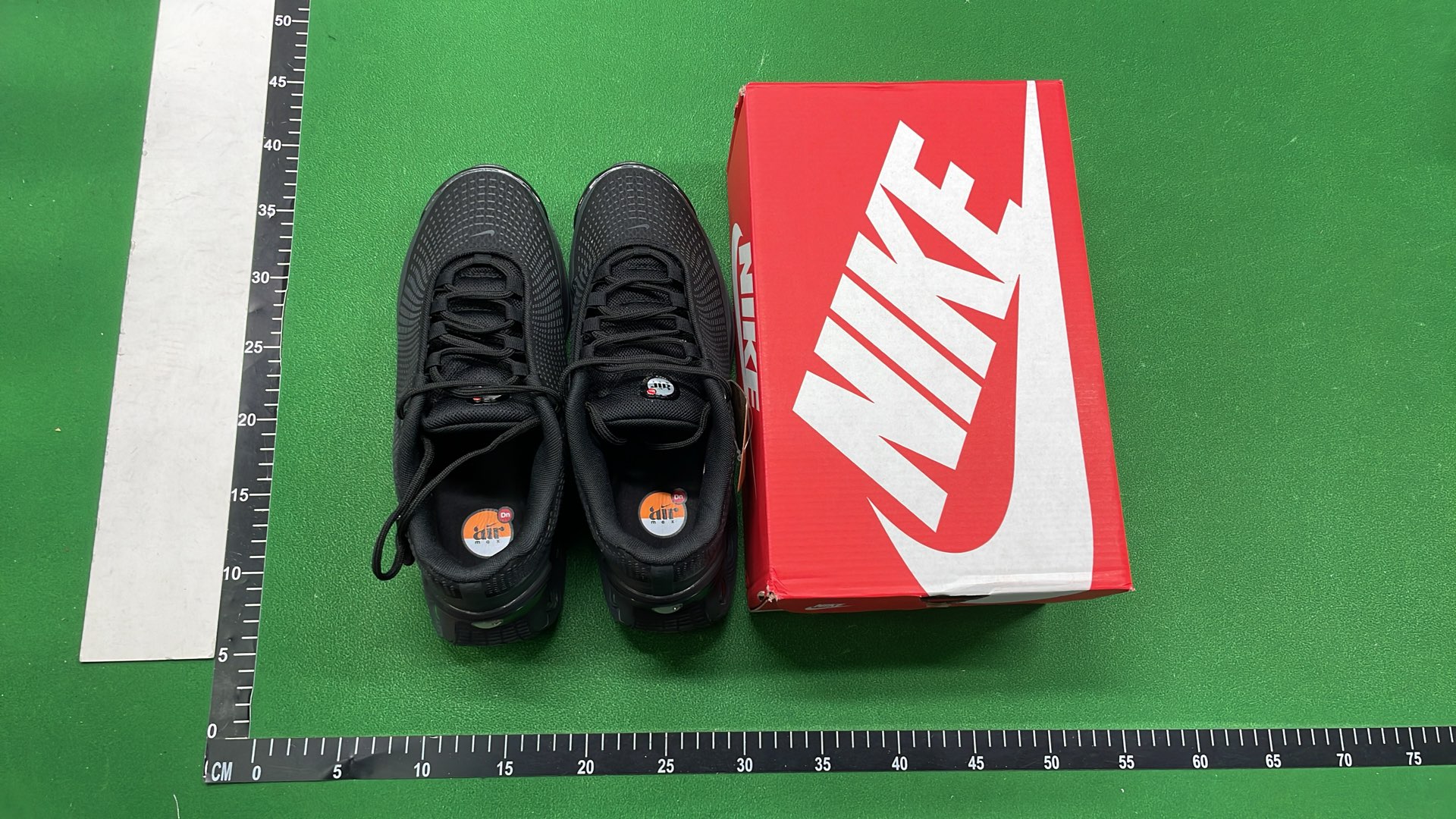 Nike Air Max Plus Black Mesh Running Shoes