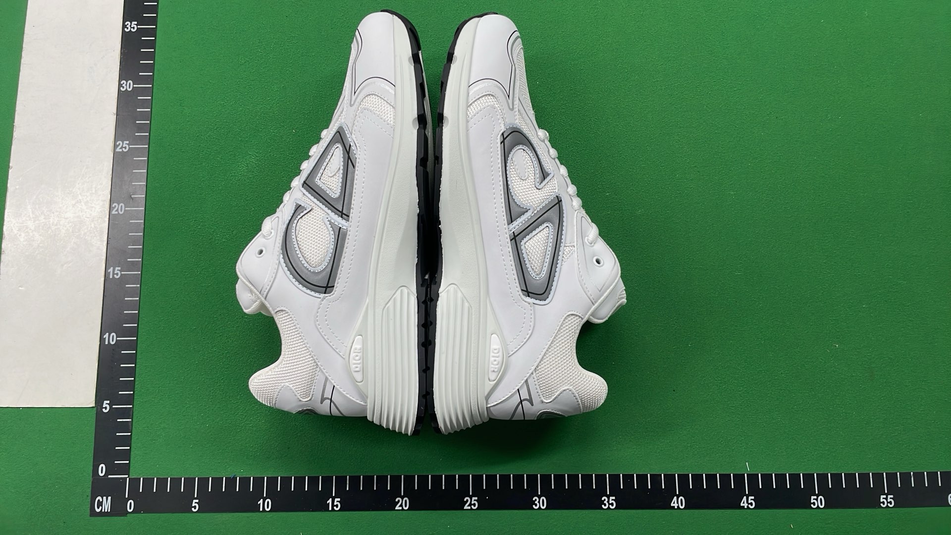 Dior Men's Sneakers Black White Mesh Running Shoes Fashion Athletic Footwear