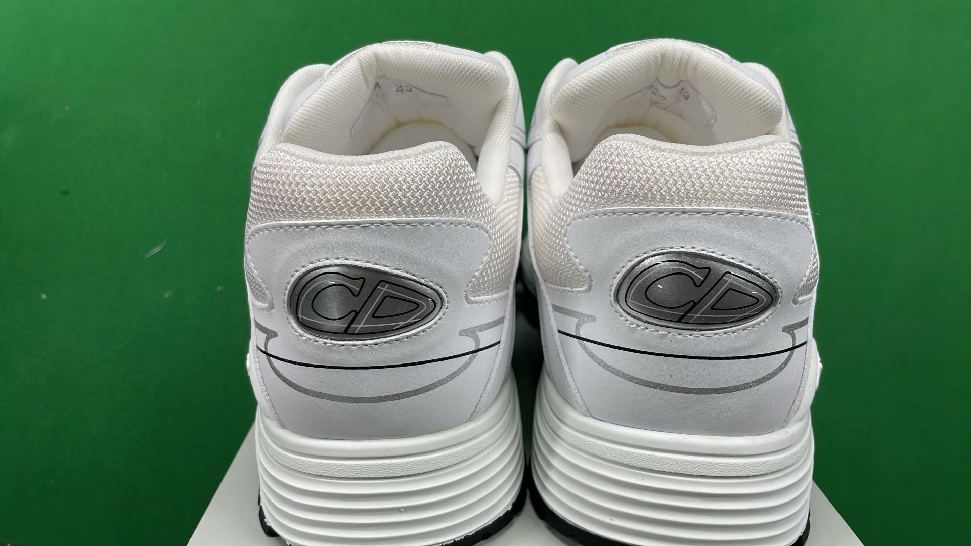 Dior Men's Sneakers Black White Mesh Running Shoes Fashion Athletic Footwear