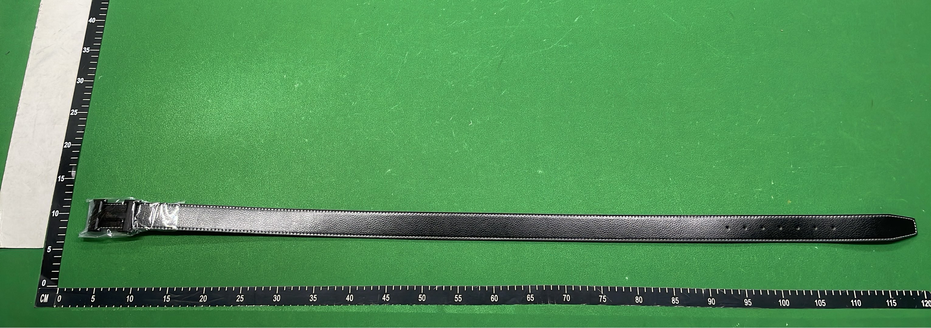 Herm&egrave;s Black Leather T-Buckle Belt with Orange Box