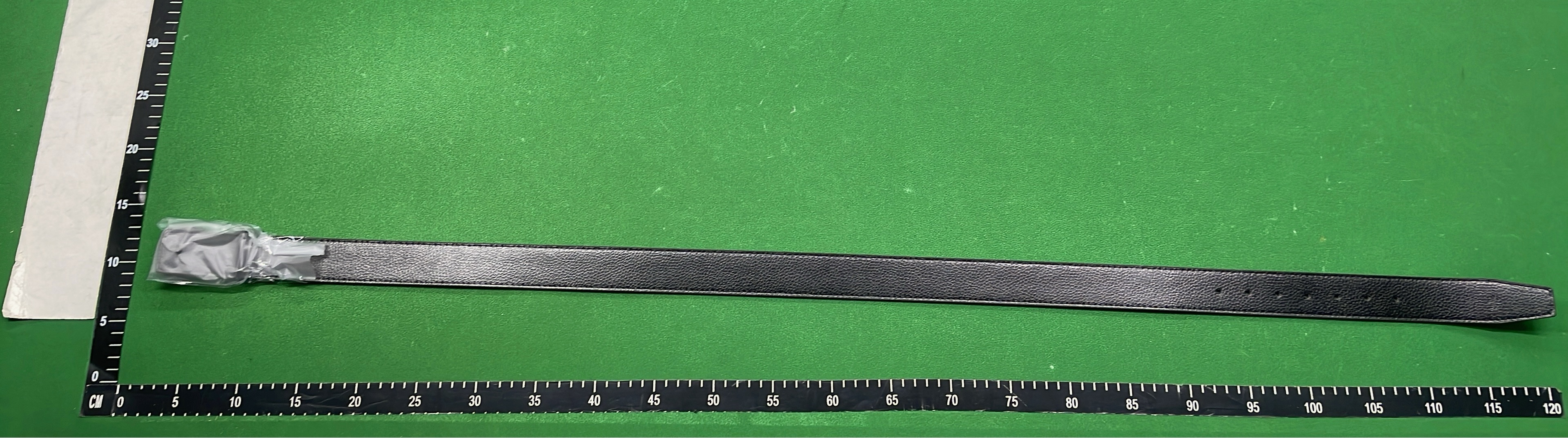 Herm&egrave;s Black Leather T-Buckle Belt with Orange Box