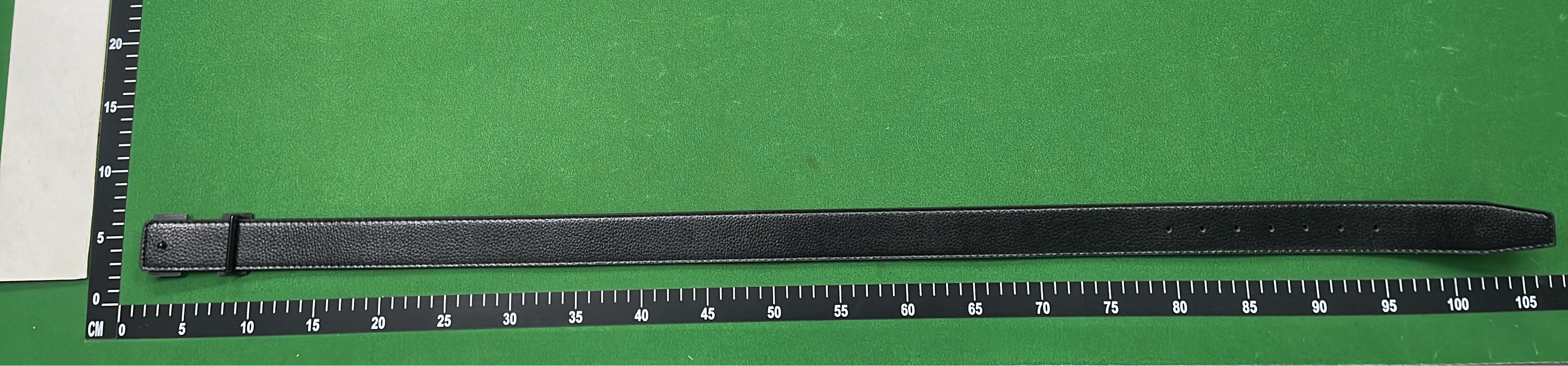 Herm&egrave;s Black Leather T-Buckle Belt with Orange Box