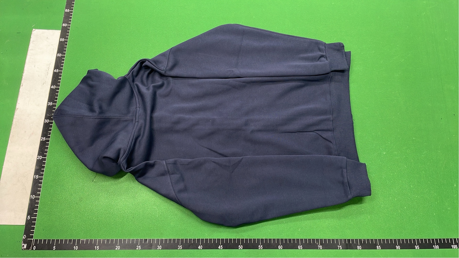 Black Full-Zip Hoodie with Red Pony Logo