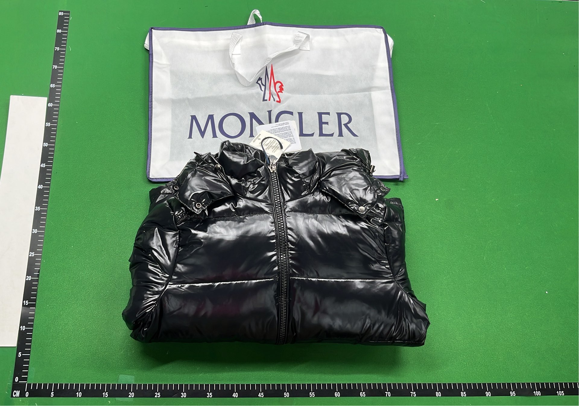 Moncler Black Puffer Jacket with Hood