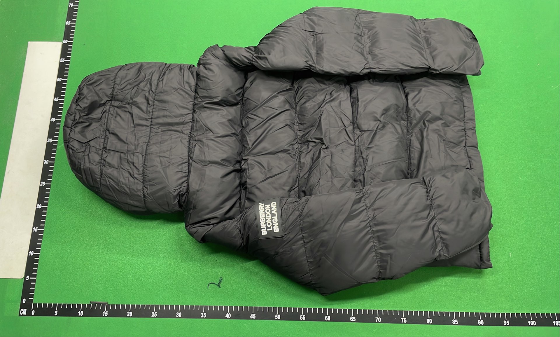 Moncler Black Down Jacket with Fur Hood