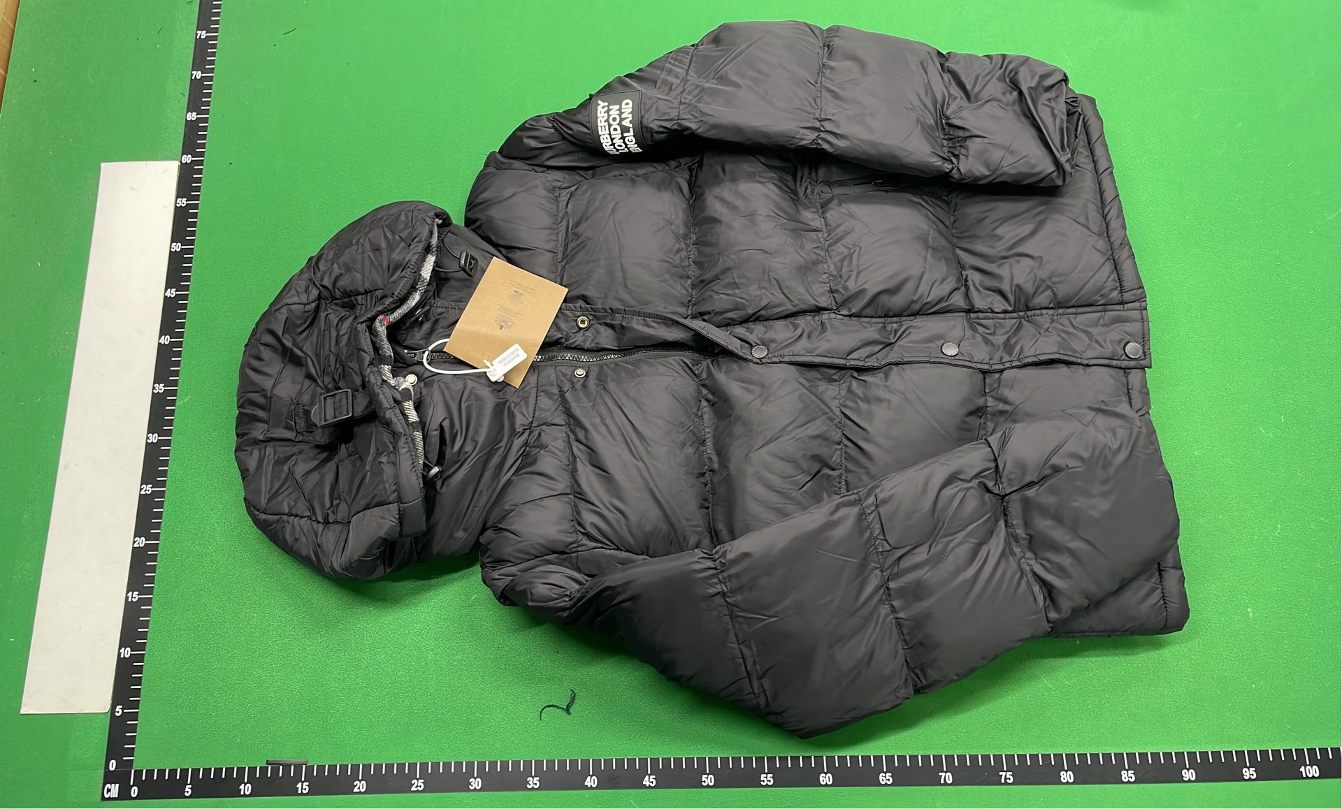 Moncler Black Down Jacket with Fur Hood