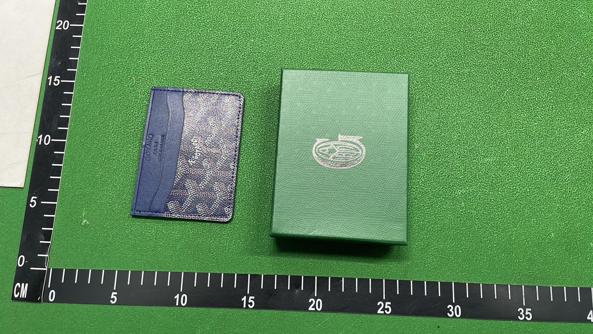Goyard Wallet Card Holder Monogram Pattern Leather Accessory