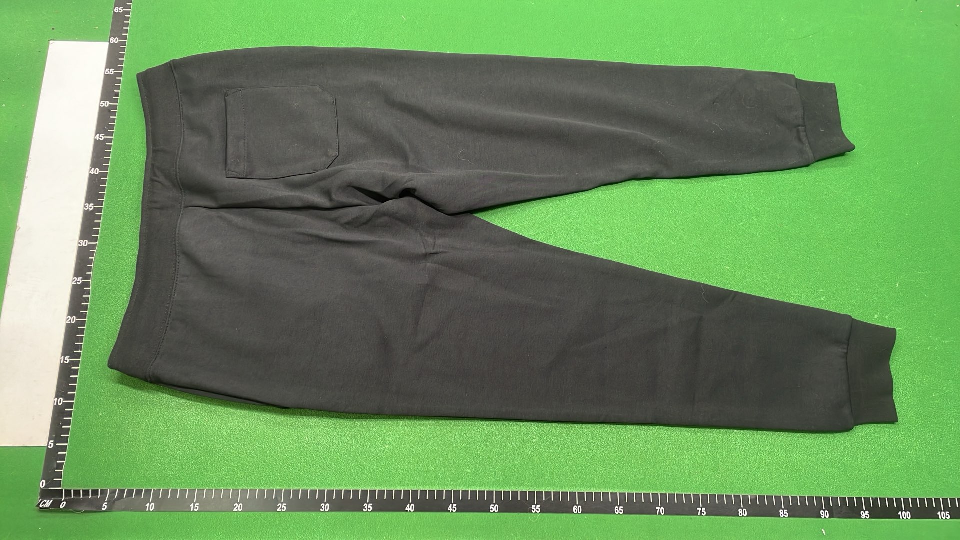 Men's Black Track Pants with Drawstring Waist