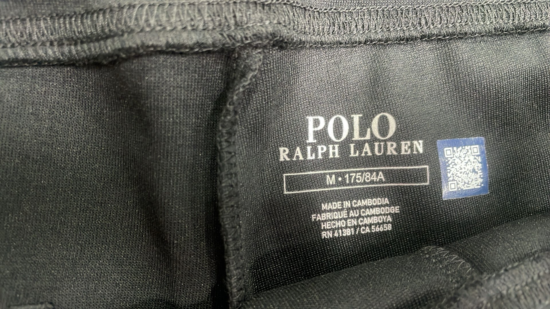 Men's Black Track Pants with Drawstring Waist