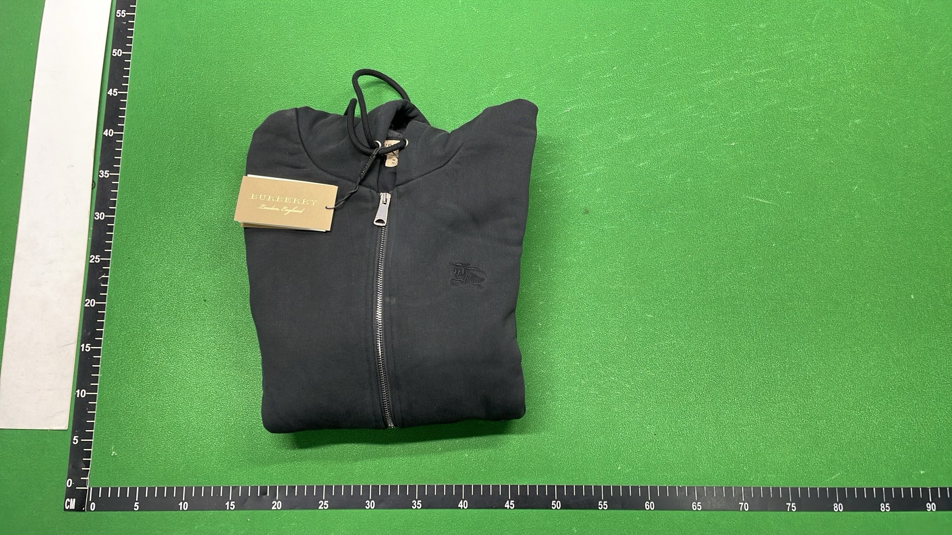 Men's Black Knit Cardigan Sweater with Hood