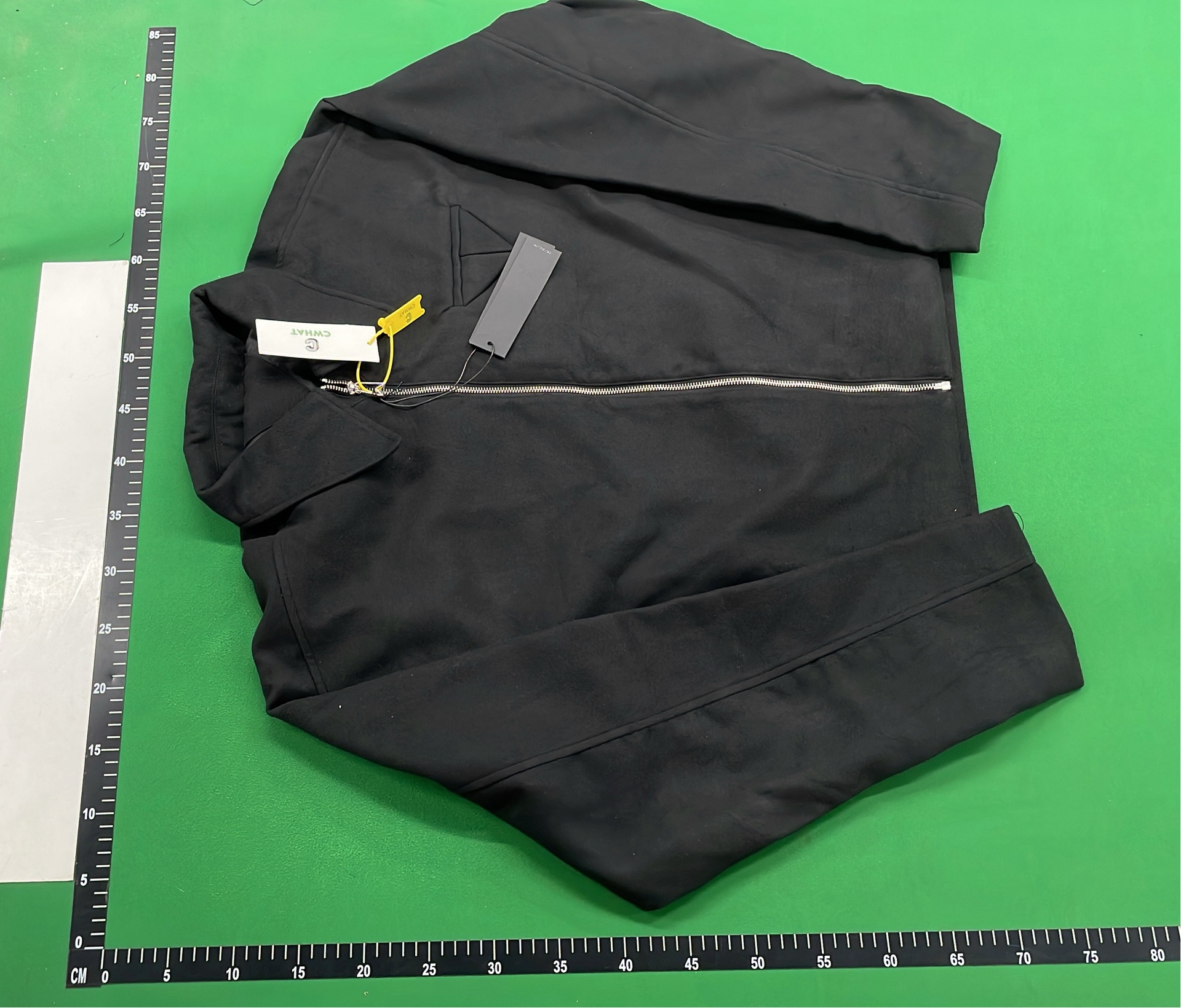 Prada Black Triangle Pocket Zip-Up Jacket