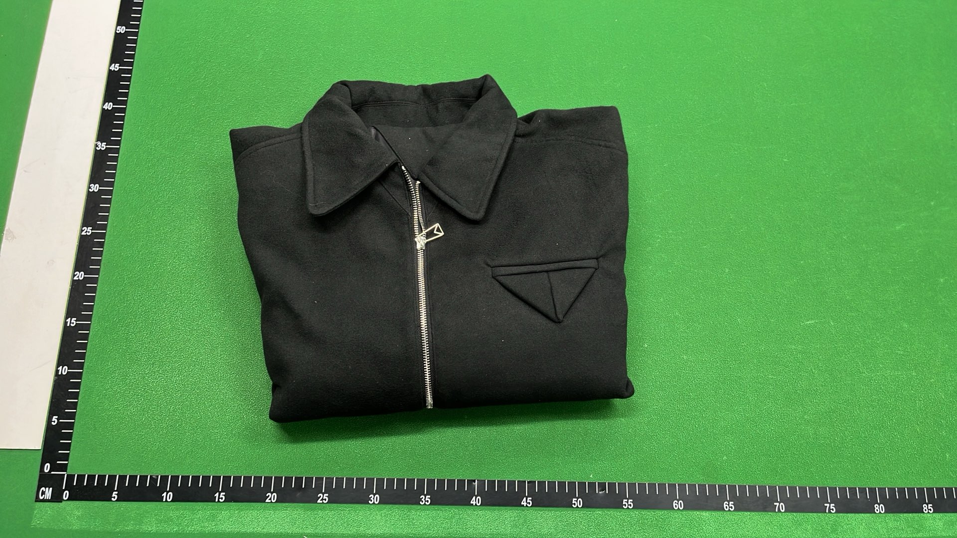 Prada Black Triangle Pocket Zip-Up Jacket