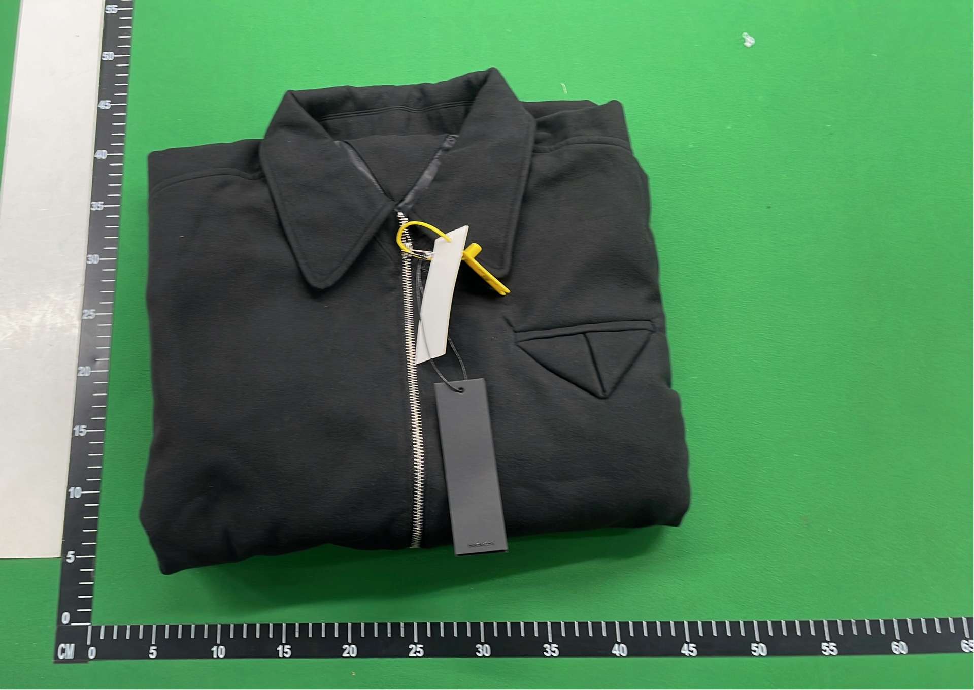 Prada Black Triangle Pocket Zip-Up Jacket