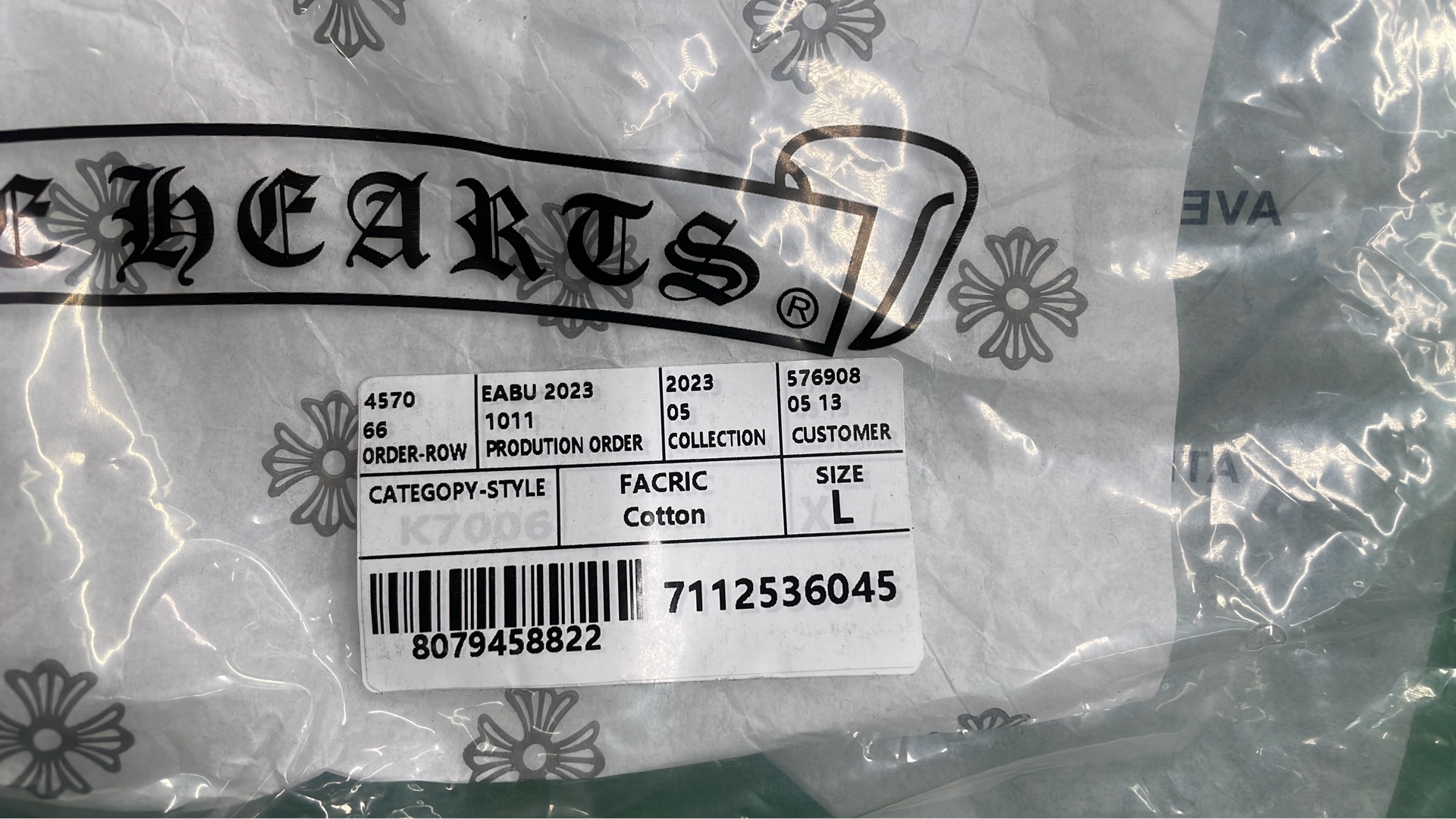 1:1 Batch ChroHearts hoodie  in the Best OopBuy Spreadsheet QC photos