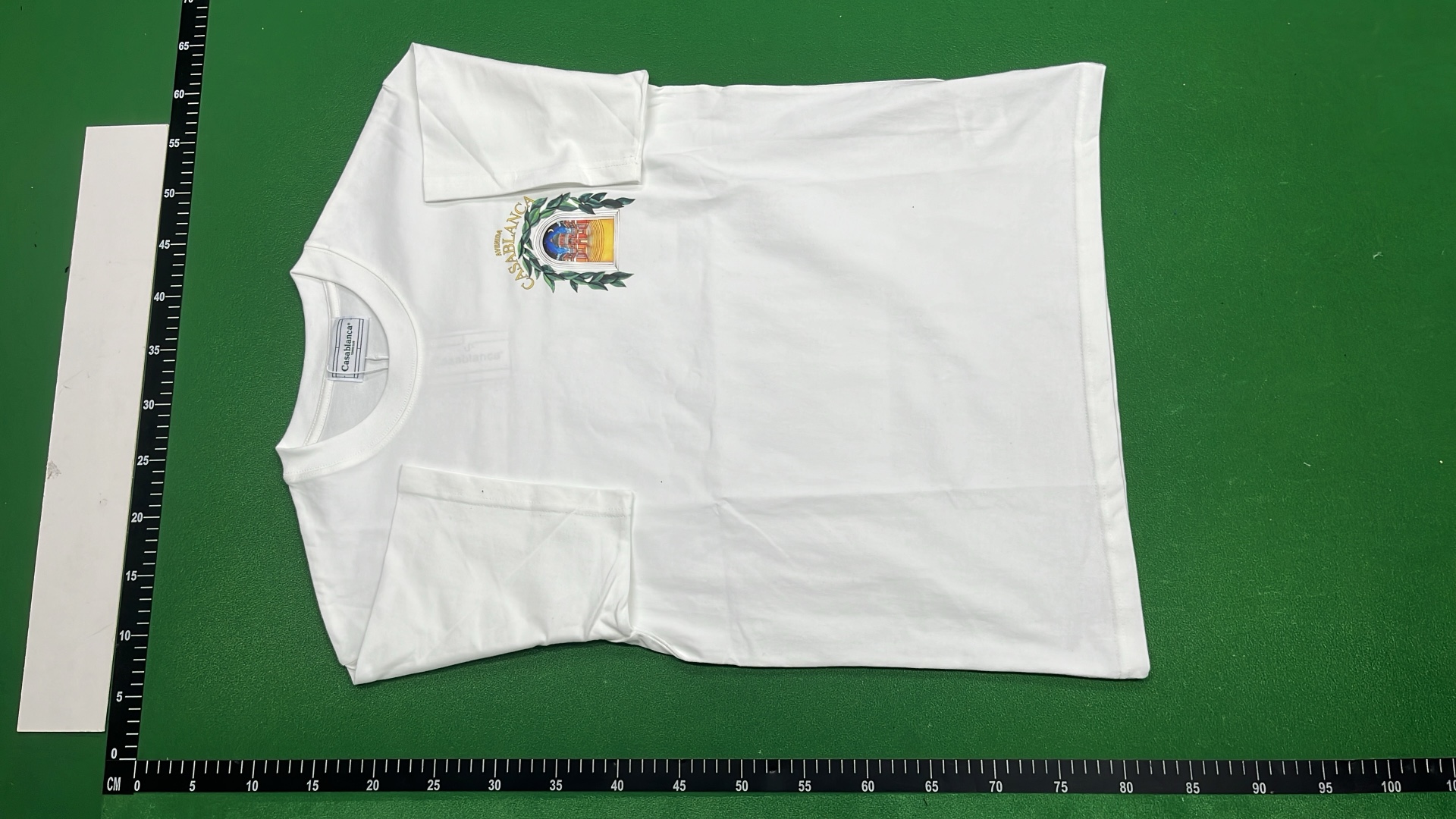 1:1 Batch CASABLANCA T-shirt  in the Best OopBuy Spreadsheet QC photos