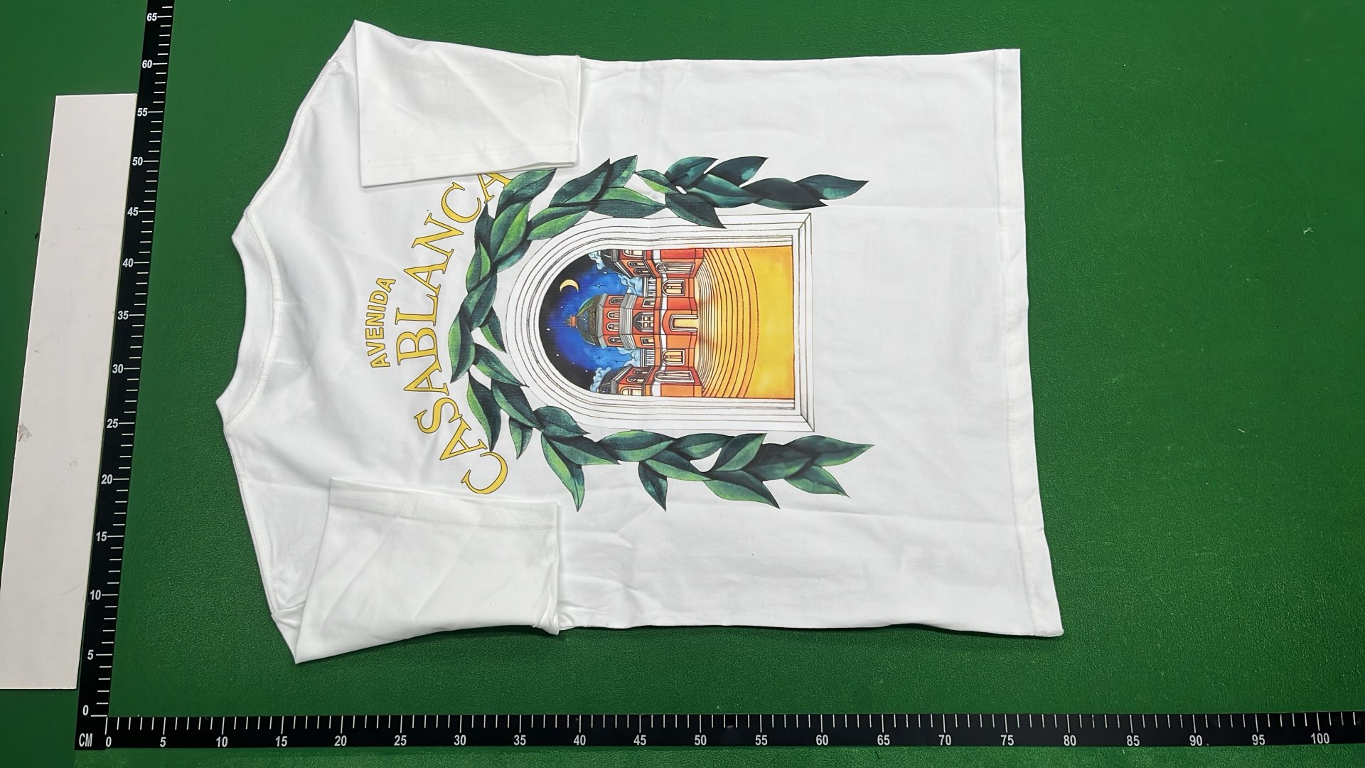 1:1 Batch CASABLANCA T-shirt  in the Best OopBuy Spreadsheet QC photos