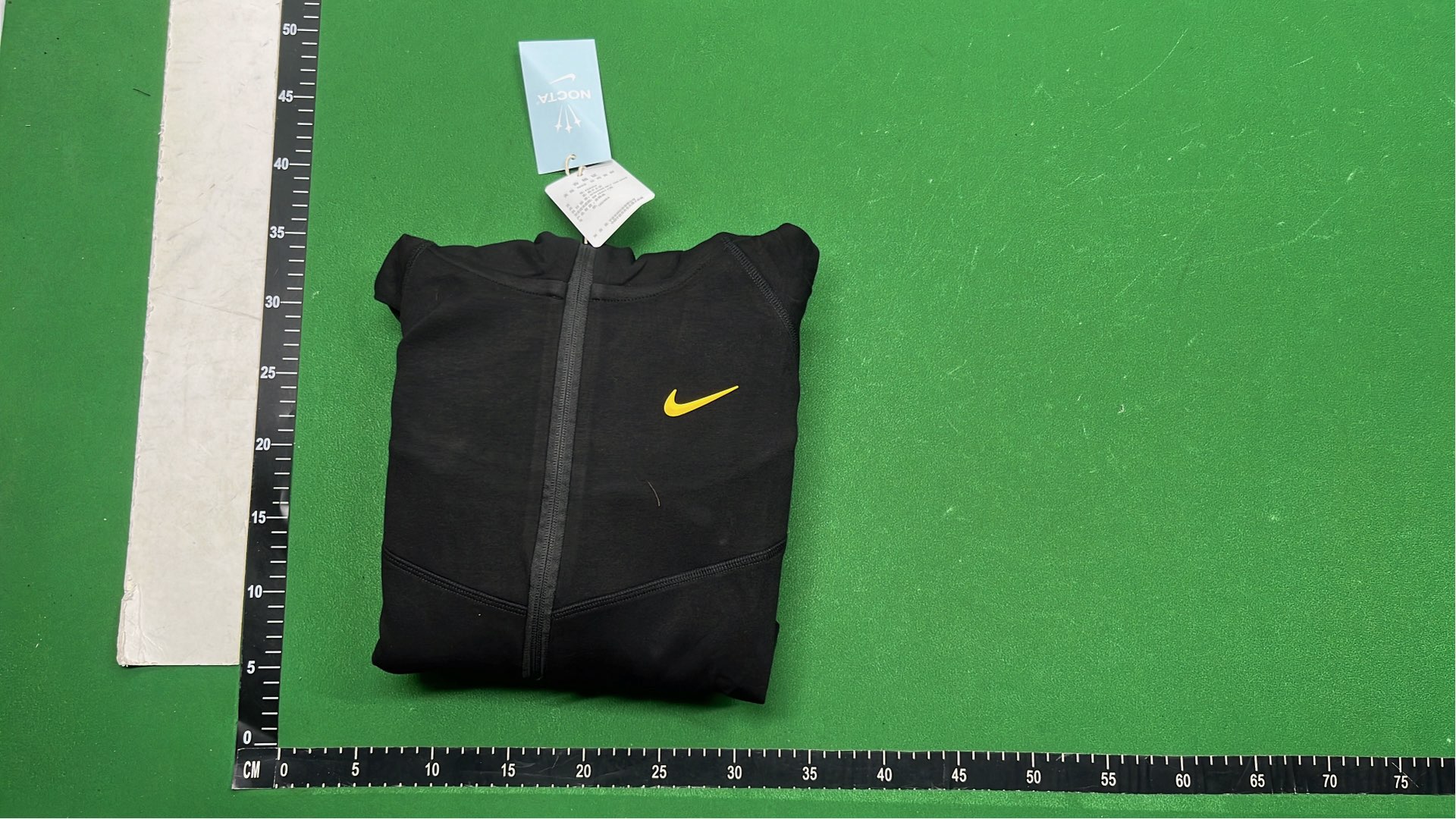 Nike Nocturnal Full-Zip Hoodie Jacket - Black with Yellow Logo