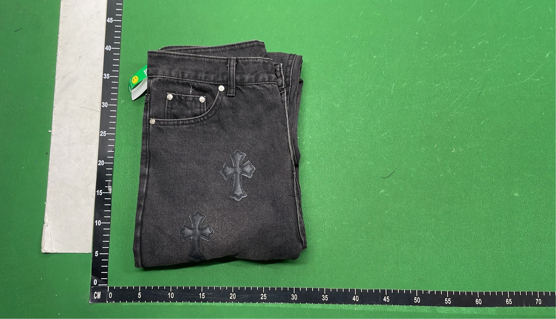 NoeTyler Cross Embroidered Denim Jeans - Limited Edition Fashion Pants