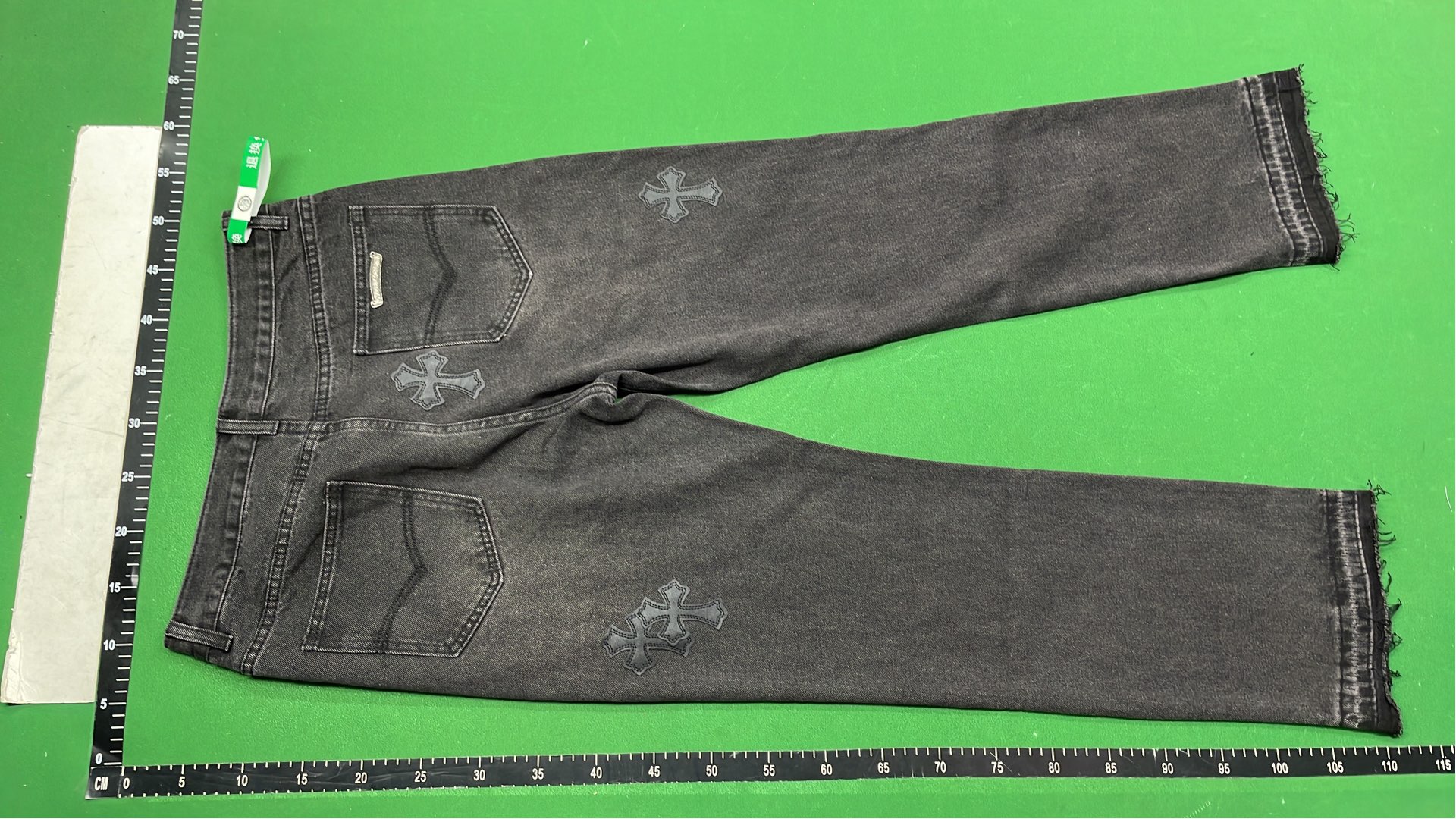 NoeTyler Cross Embroidered Denim Jeans - Limited Edition Fashion Pants