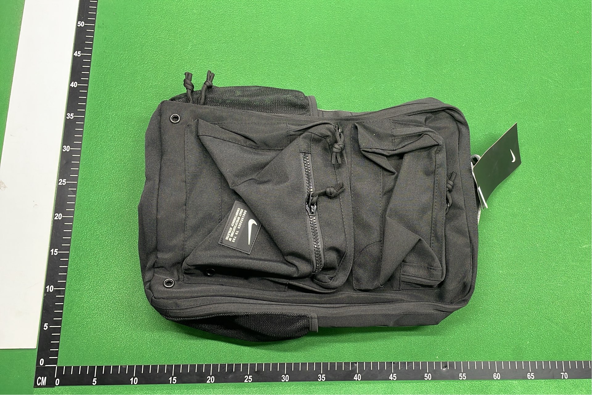 Nike Black Backpack for Men with Multiple Pockets