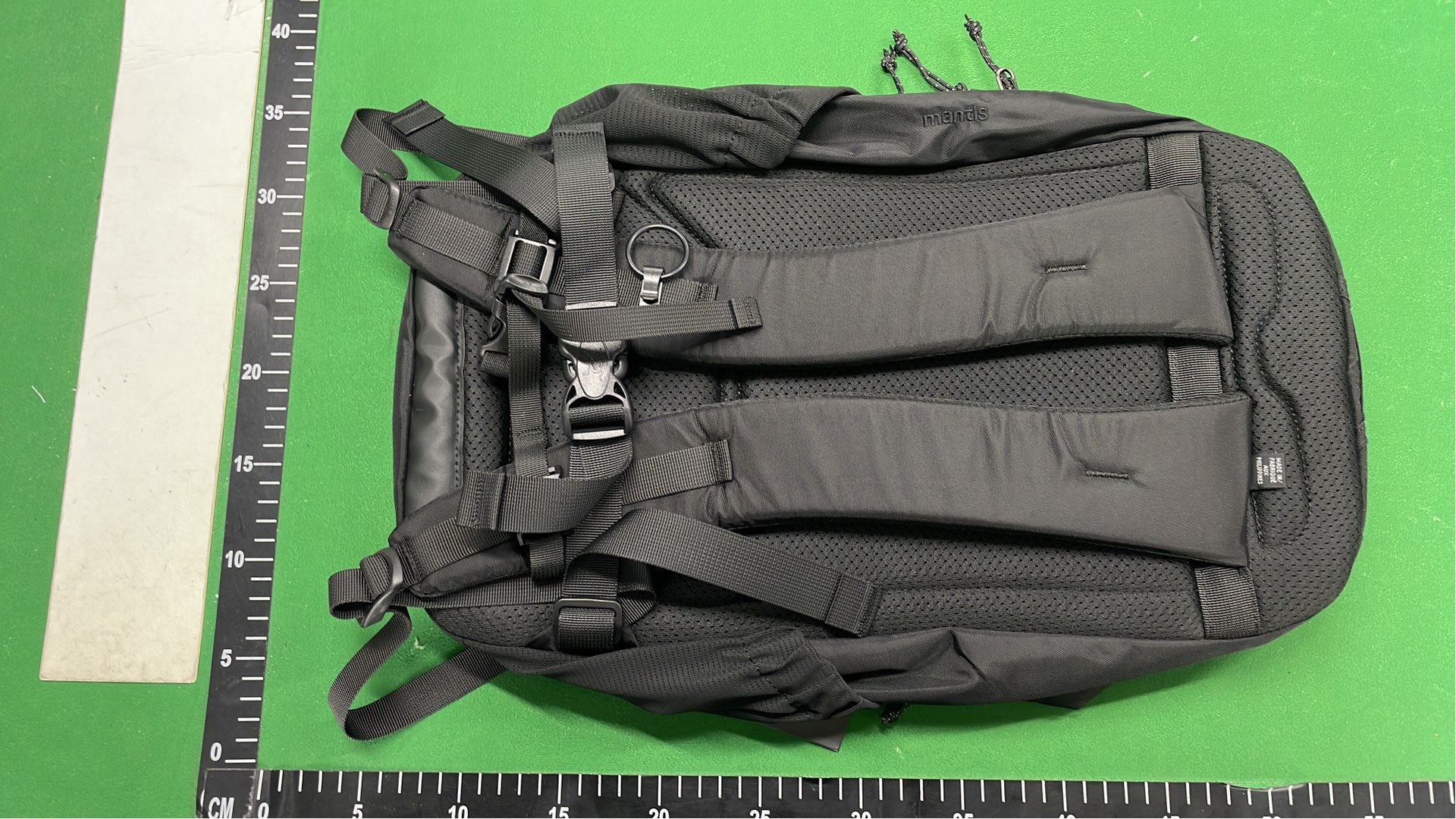 Arc'teryx Black Backpack with Yellow Logo