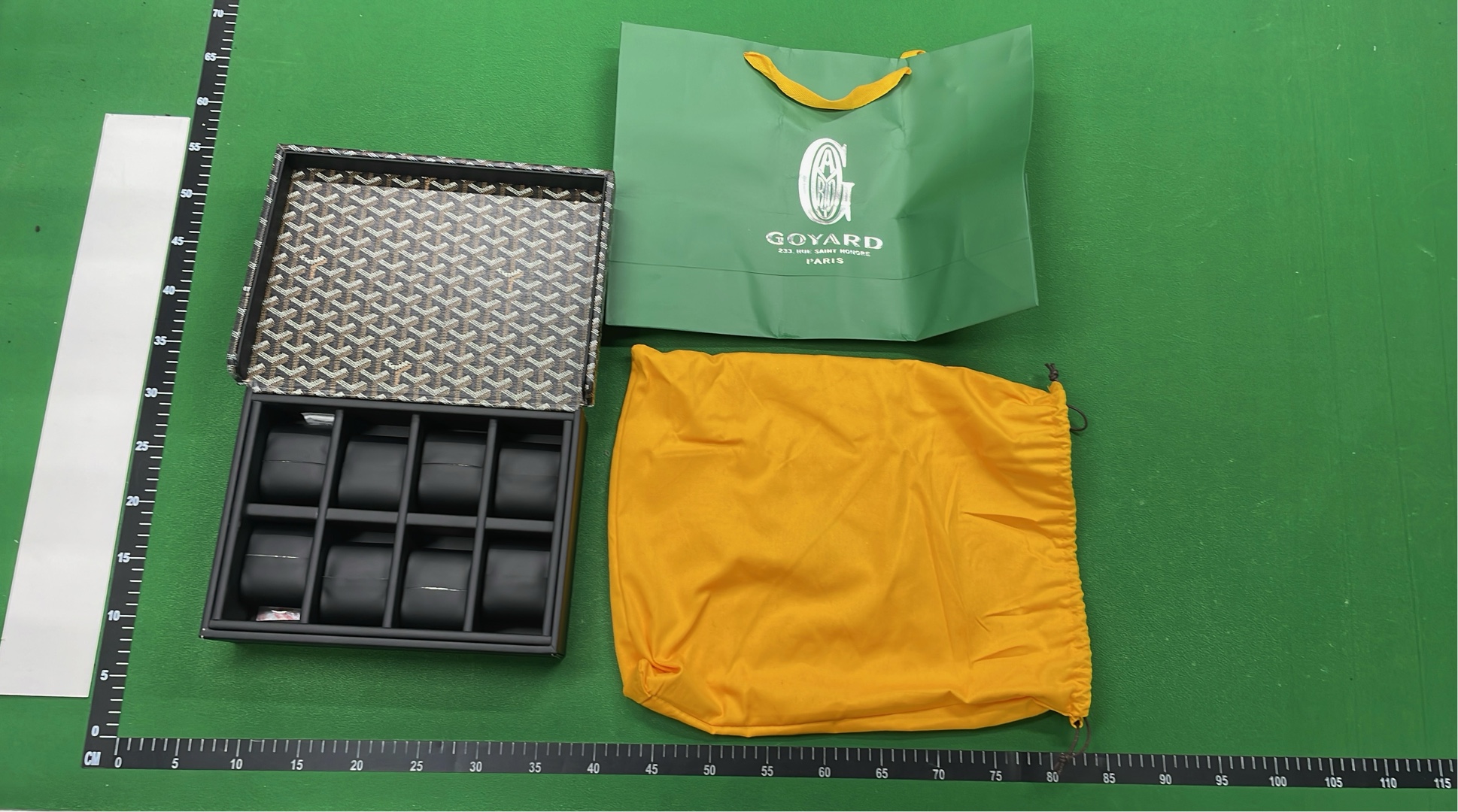 Goyard Paris 8-Piece Watch Box - Luxury Storage Case