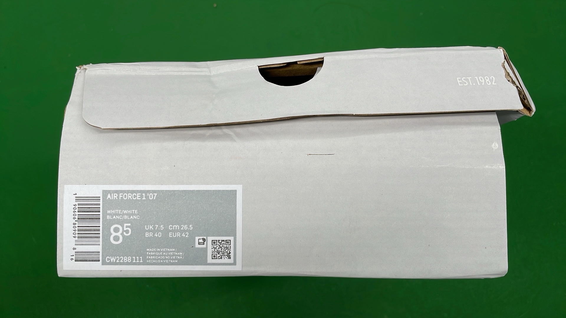 CKTOP Custom Pattern White Sneakers