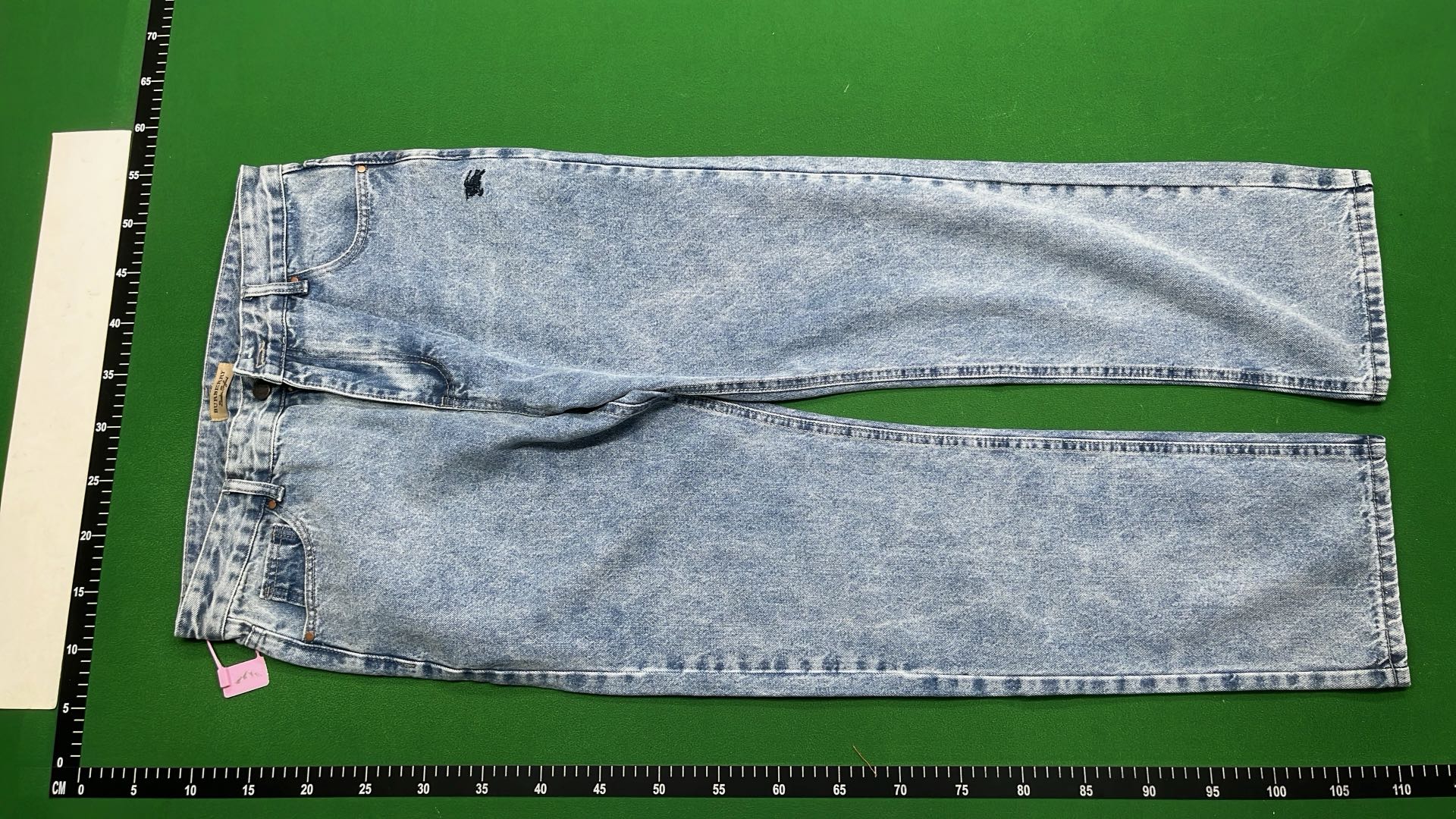 Burberry Light Blue Denim Jeans with Equestrian Knight Logo