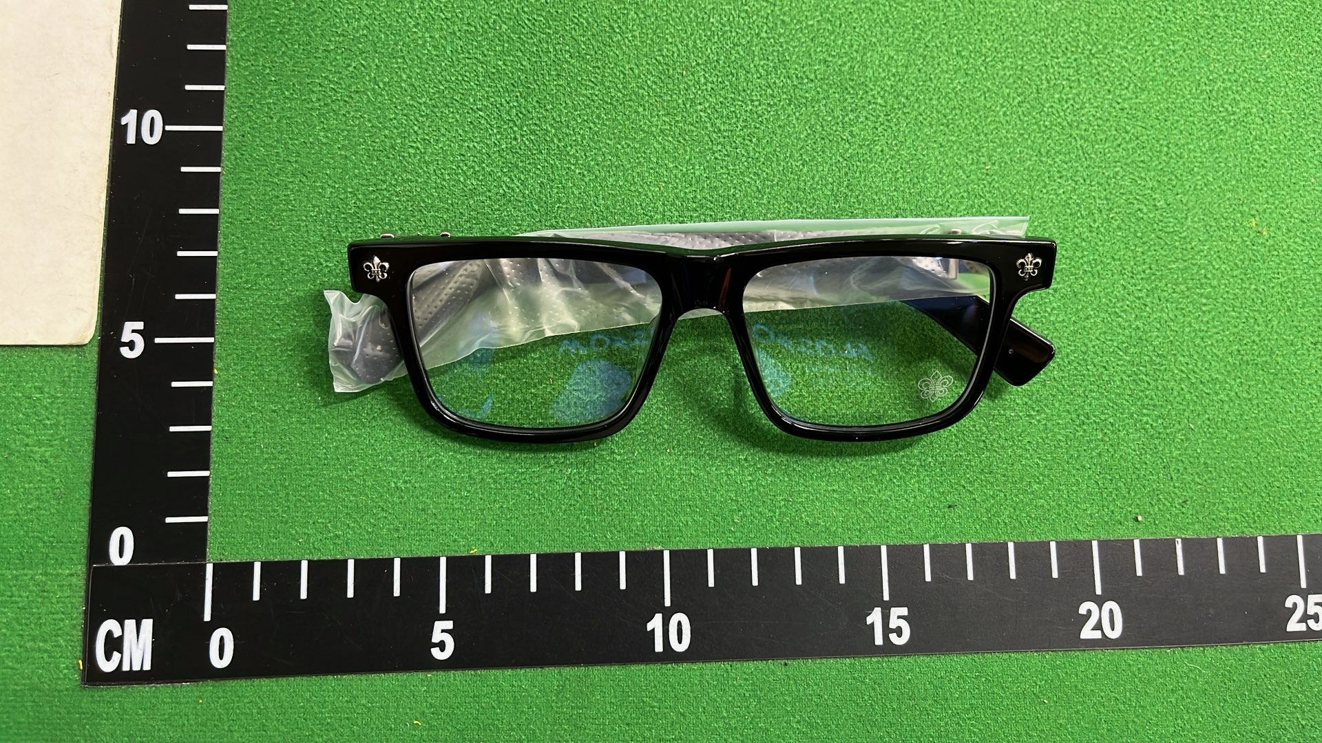 Transparent Celine Eyeglasses with Silver Accents