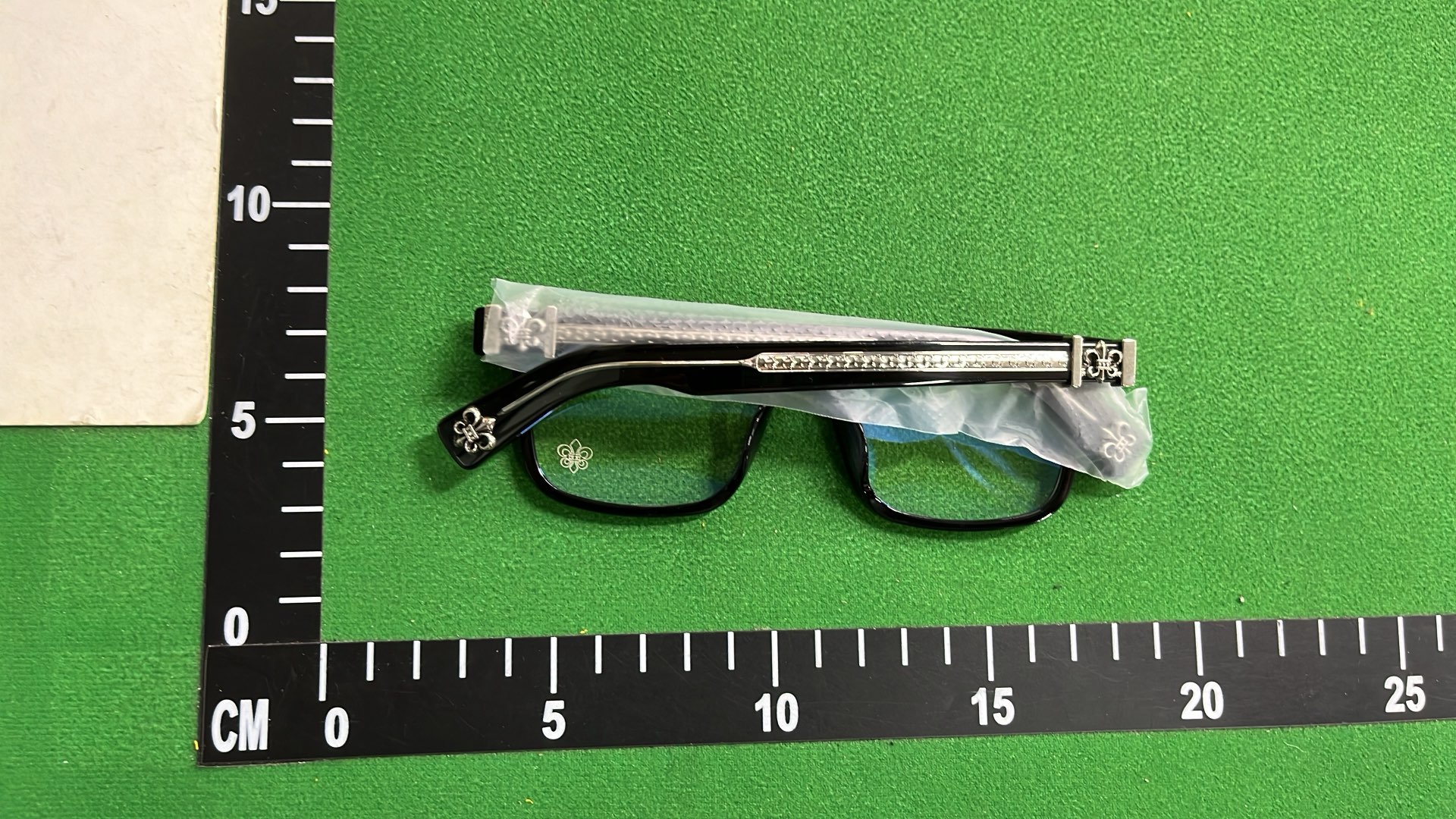 Transparent Celine Eyeglasses with Silver Accents
