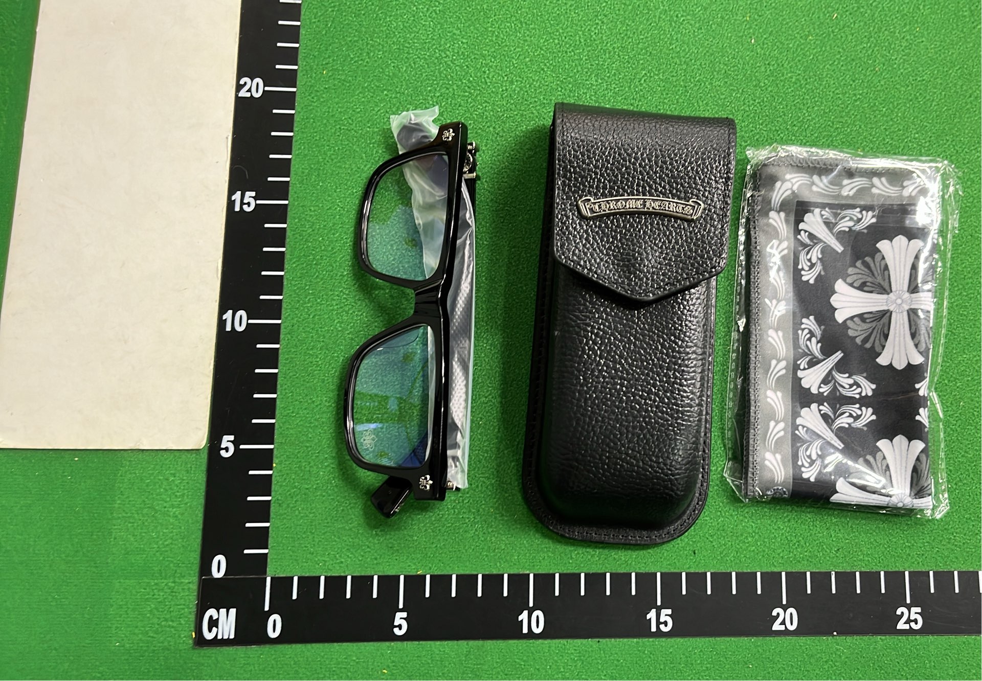 Transparent Celine Eyeglasses with Silver Accents