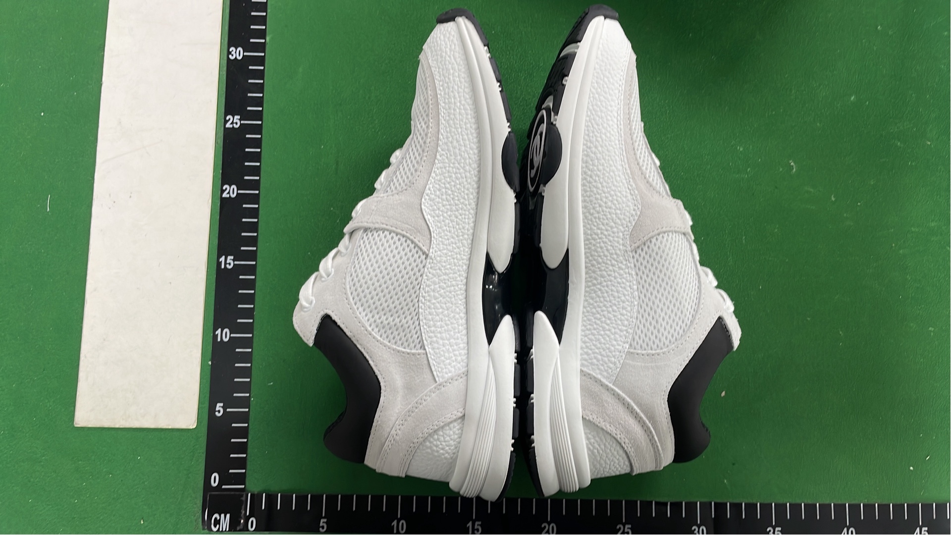 Chanel CC Logo Sneakers - White and Black Fashion Trainers